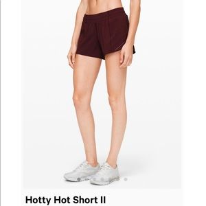 SOLD!!! Lululemon hotty hot shorts
